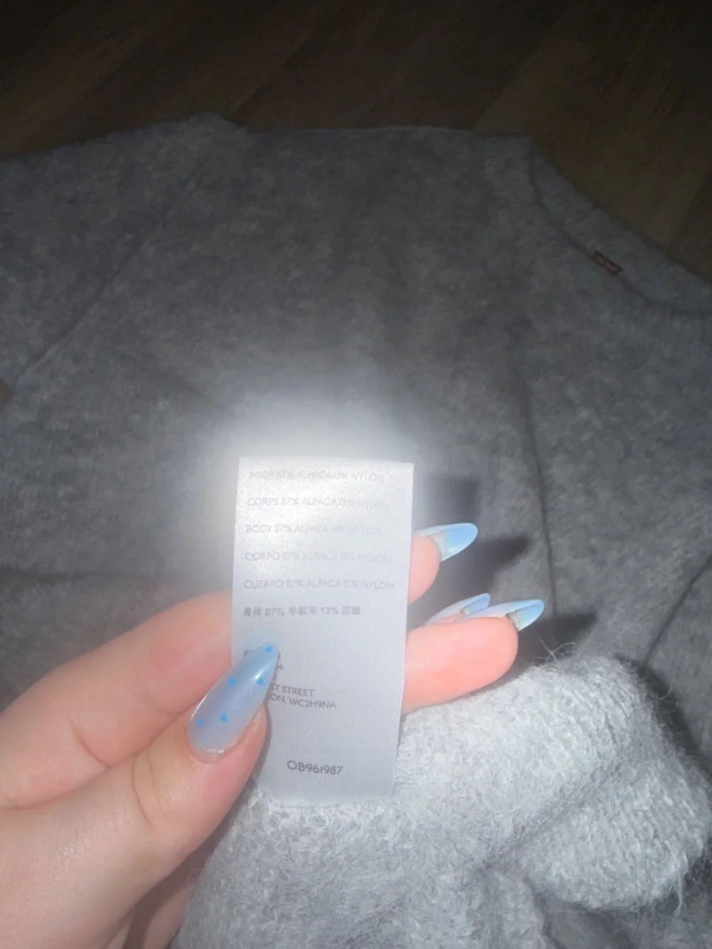 Free People Cloud Soft‎ Alpaca Blend Sweater Gray Oversized Slouchy Cozy Luxe